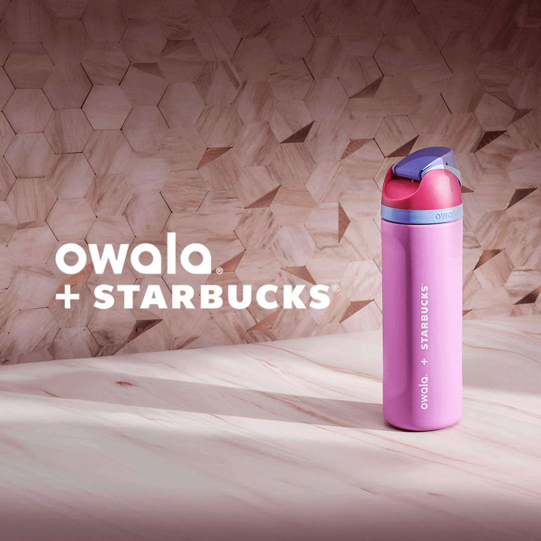 Starbucks x Owala já chegou! ✨