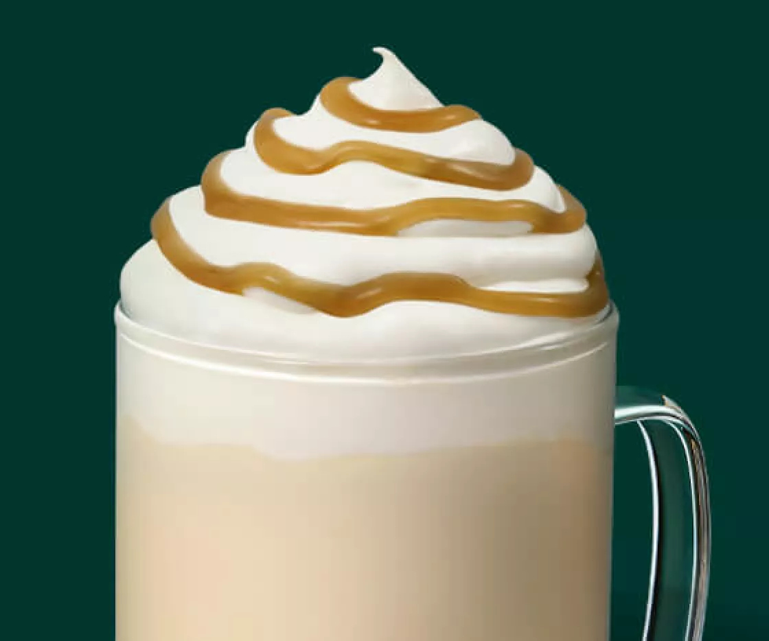 Golden Caramel White Hot Chocolate