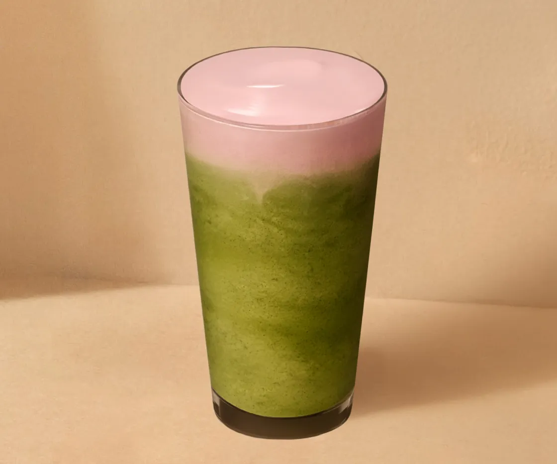 Strawberry Matcha Cloud Frappuccino