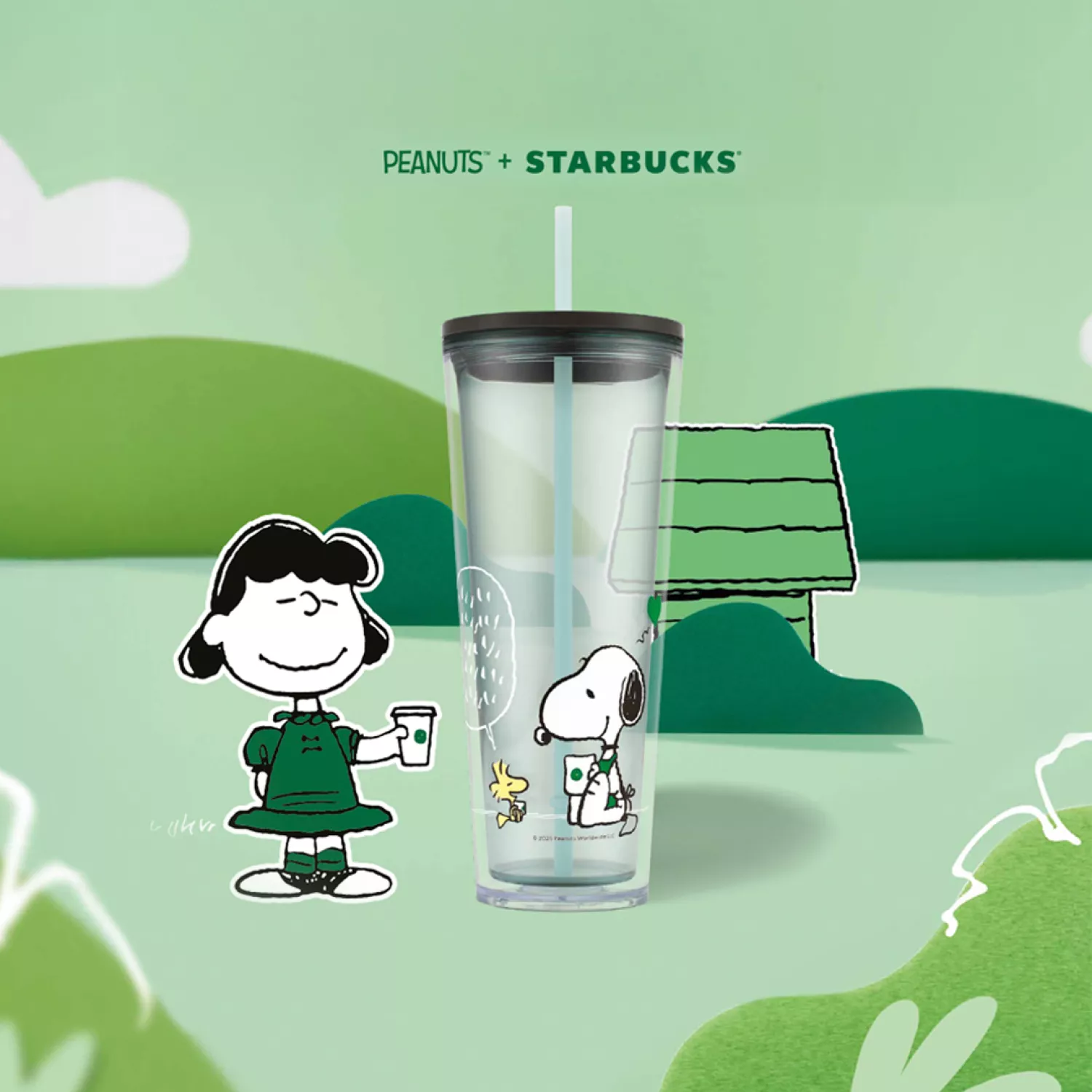 Peanuts 💚 Starbucks