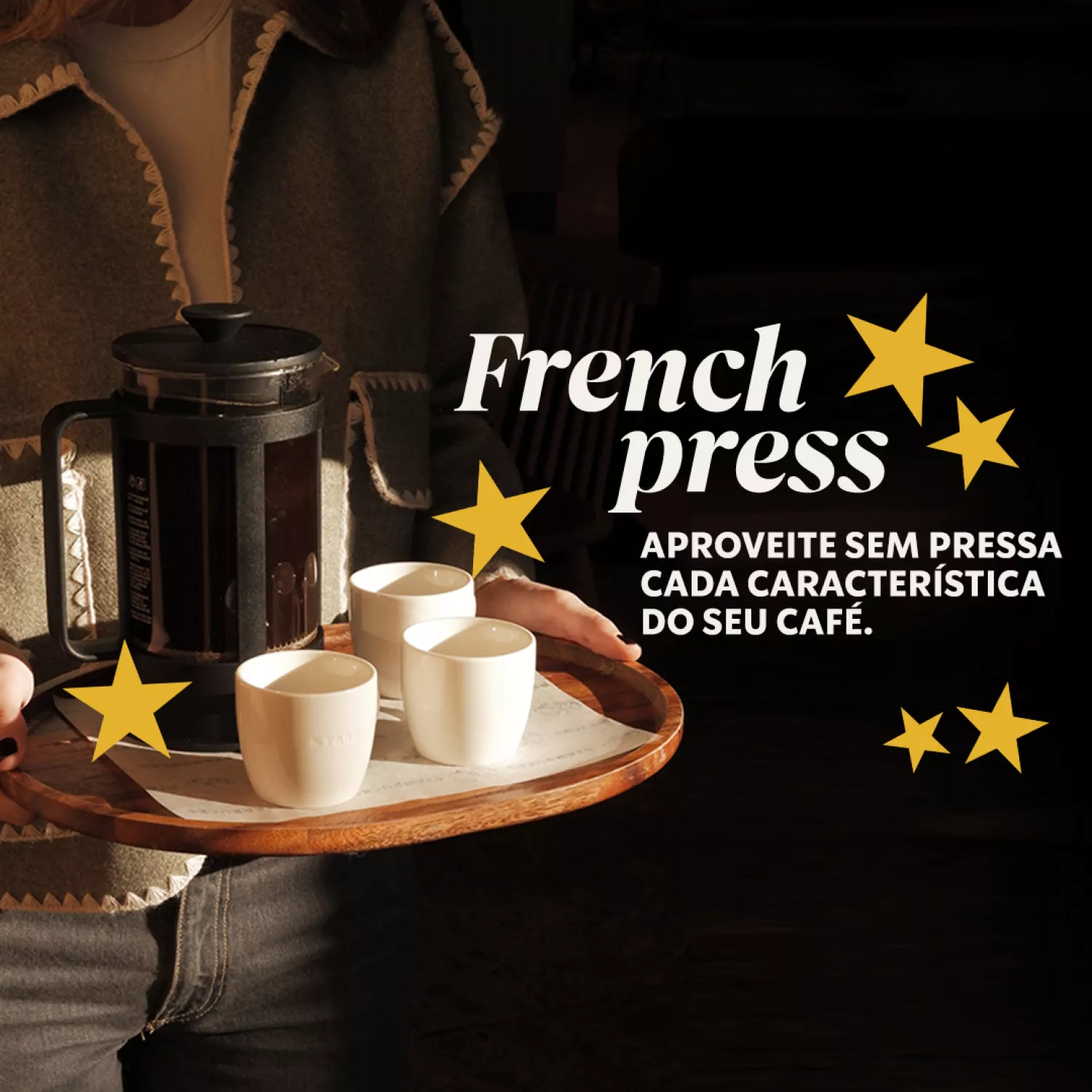 French Press: acumule 500 ⭐ extra